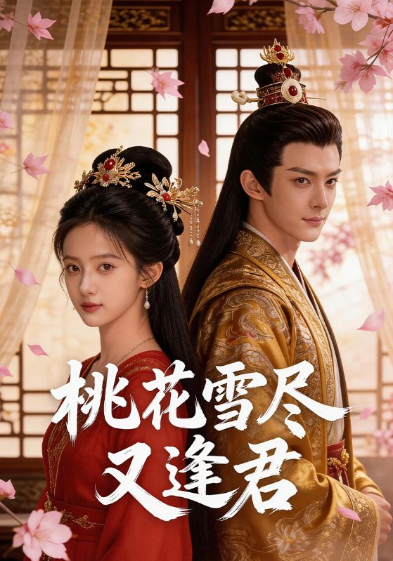 桃花雪尽又逢君