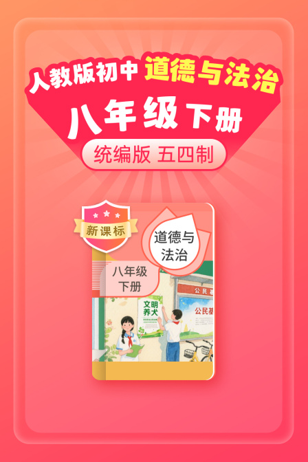 新课标统编版人教版初中道德与法治八年级下册五四制