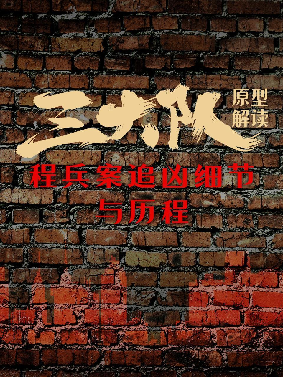 三大队原型解读程兵案追凶细节与历程