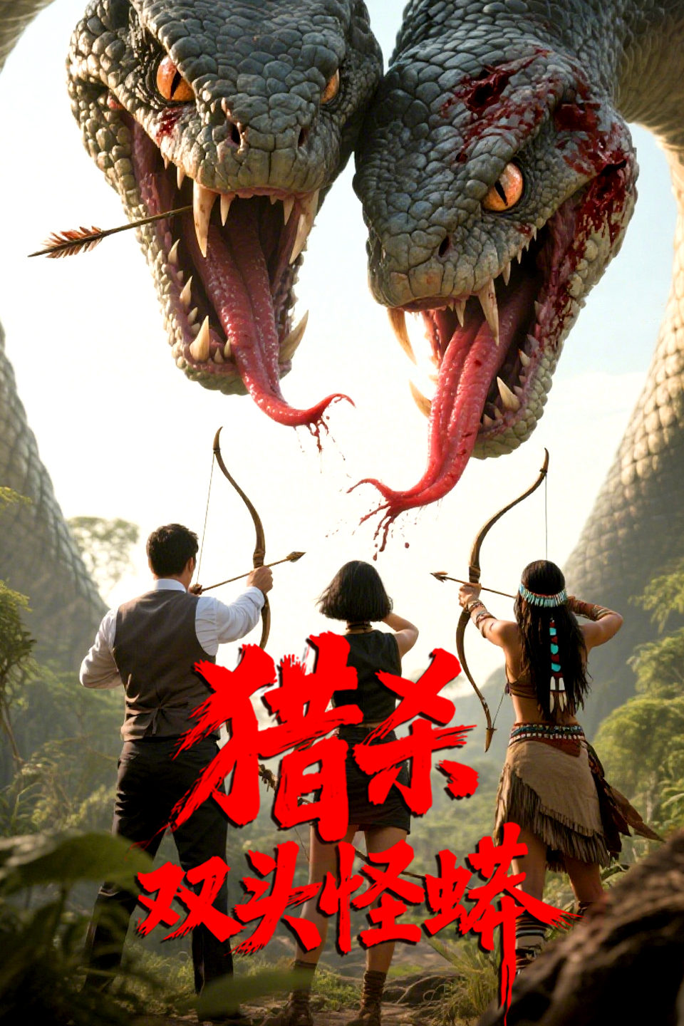 猎杀双头怪蟒