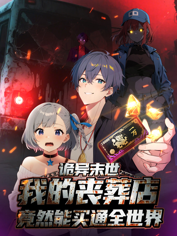 诡异末世我的丧葬店竟然能买通全世界动态漫