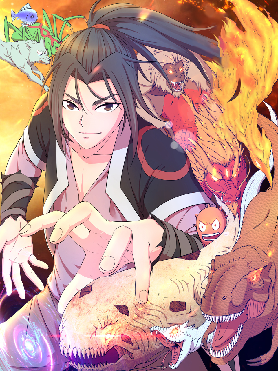 鲲吞天下动态漫画画