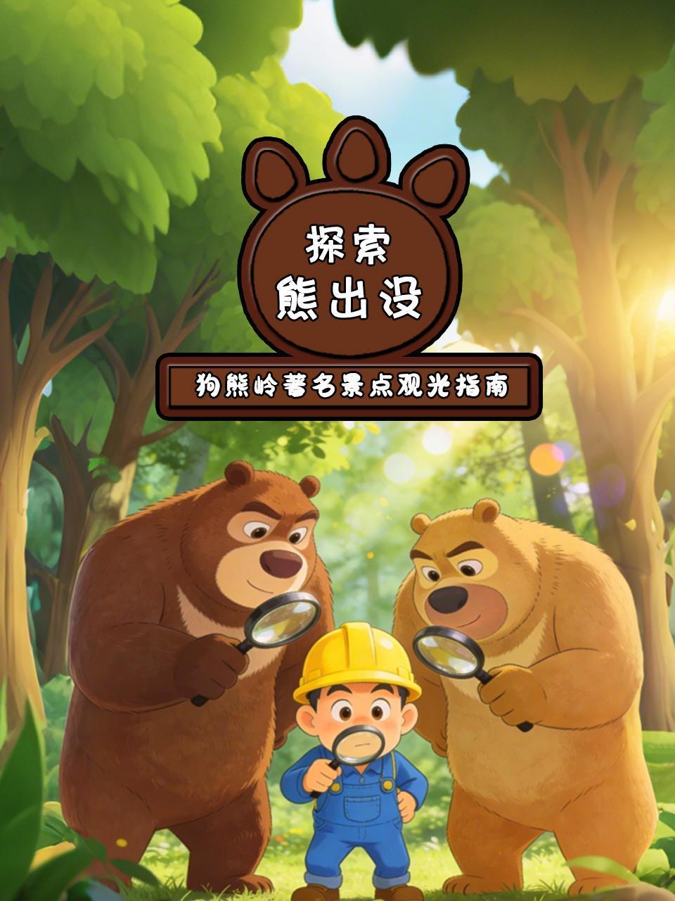 探索熊出没狗熊岭著名景点观光指南