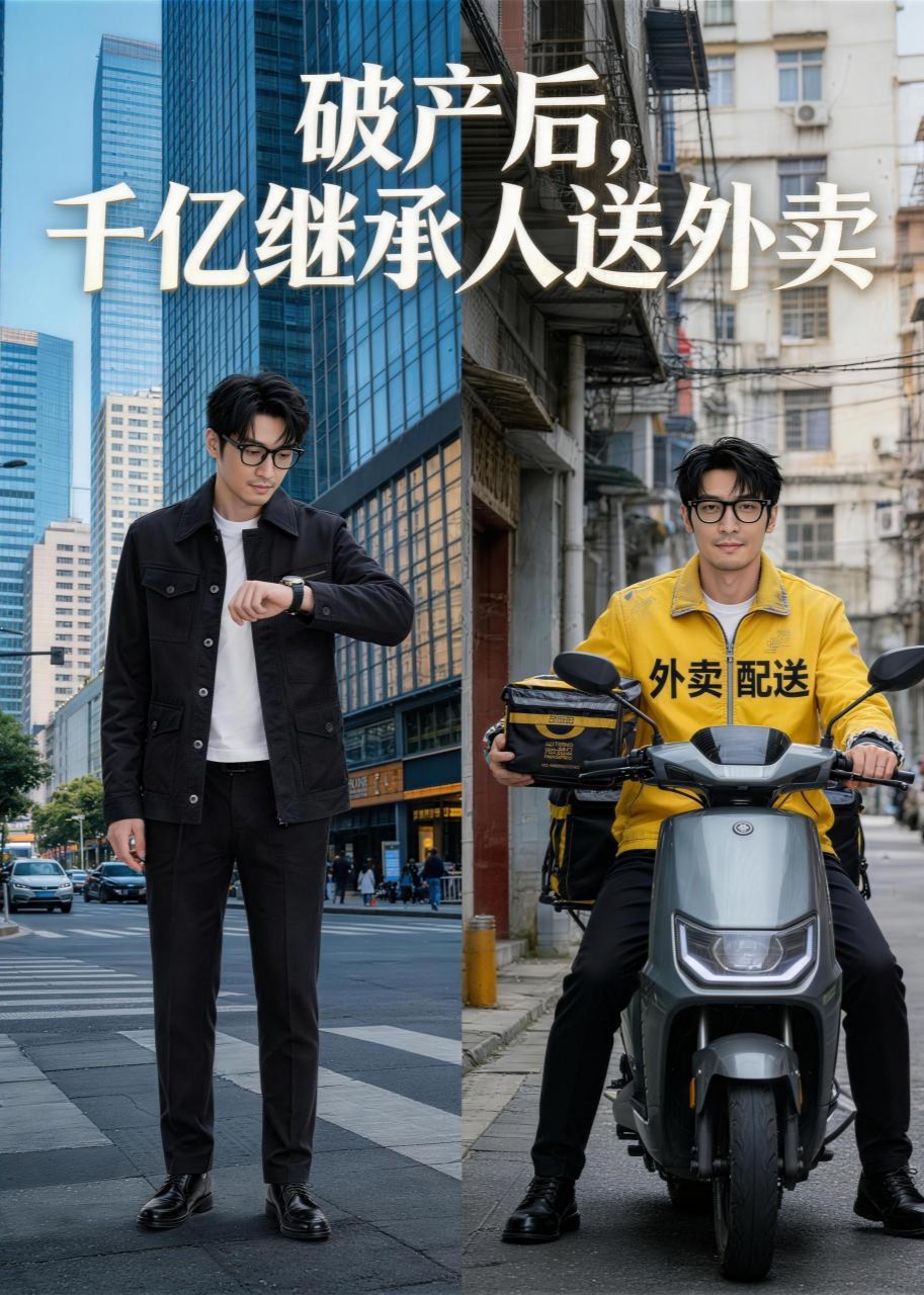 破产后，千亿继承人送外卖