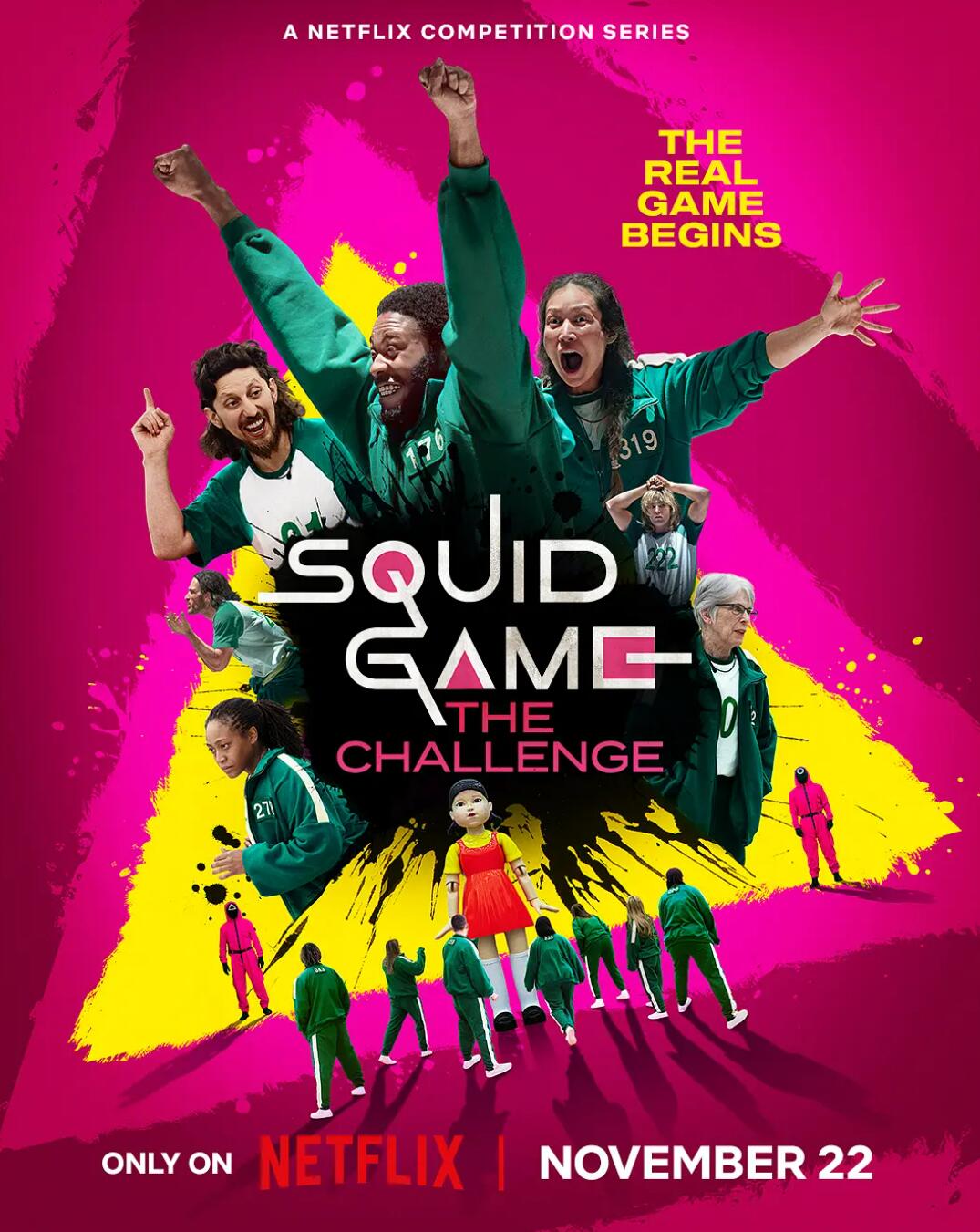 鱿鱼游戏真人挑战赛