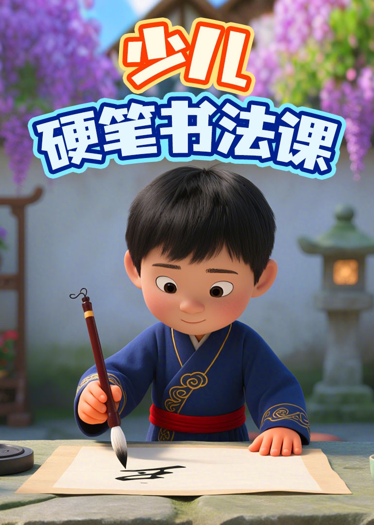 每日语一练之少儿硬笔书法课