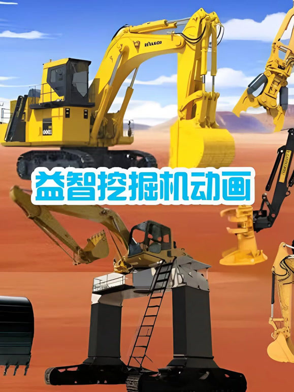 益智挖掘机动画