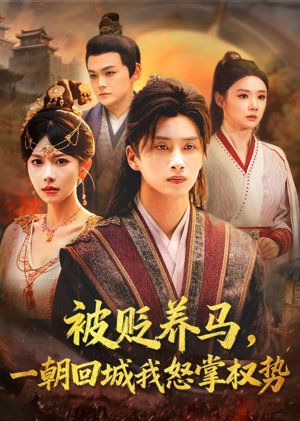 被贬养马，一朝回城我怒掌权势