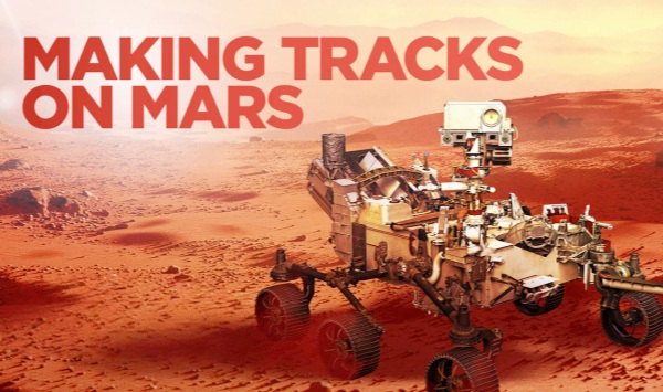 在火星上留下足迹