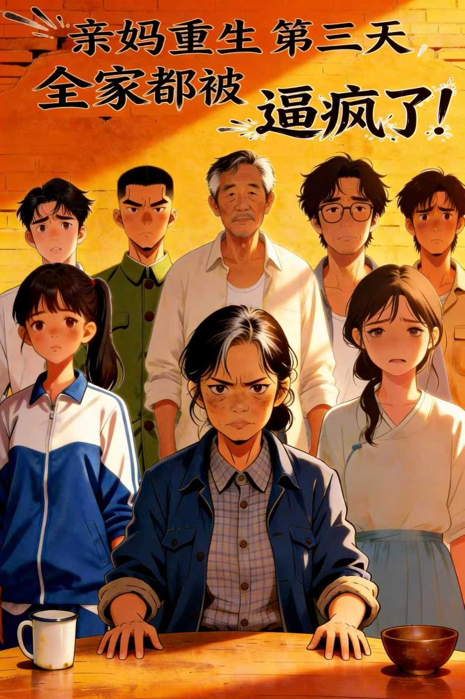 亲妈重生第三天，全家都被逼疯了