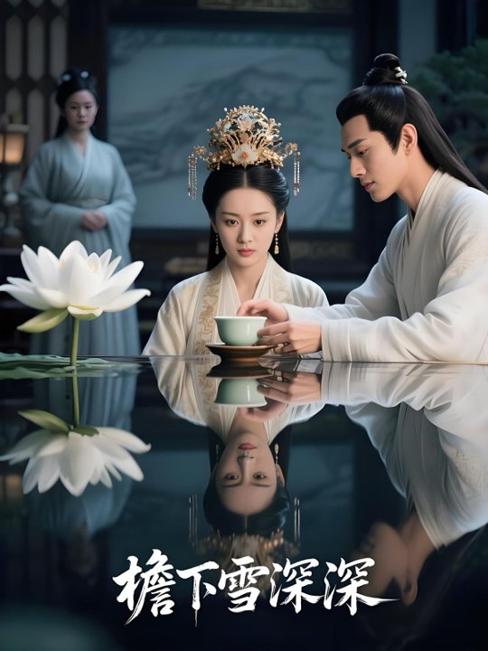 檐下雪深深寒香彻骨