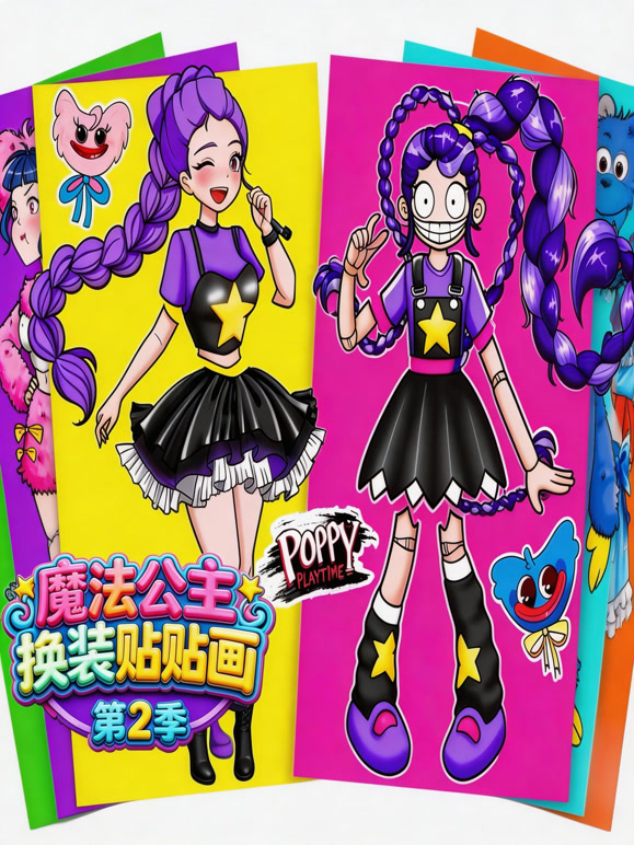 魔法公主换装贴贴画第二季