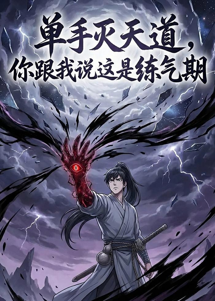 单手灭天道你跟我说这是练气期