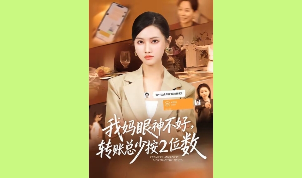 我妈眼神不好转账总少按2位数