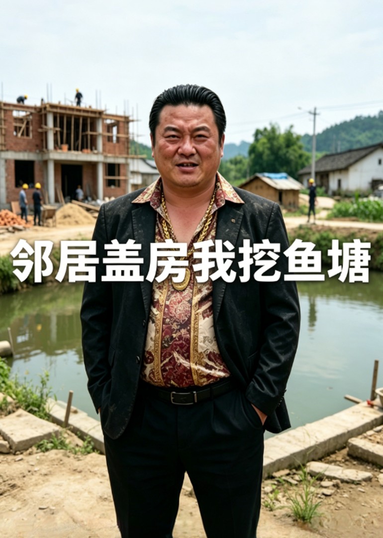 邻居盖房我挖鱼塘