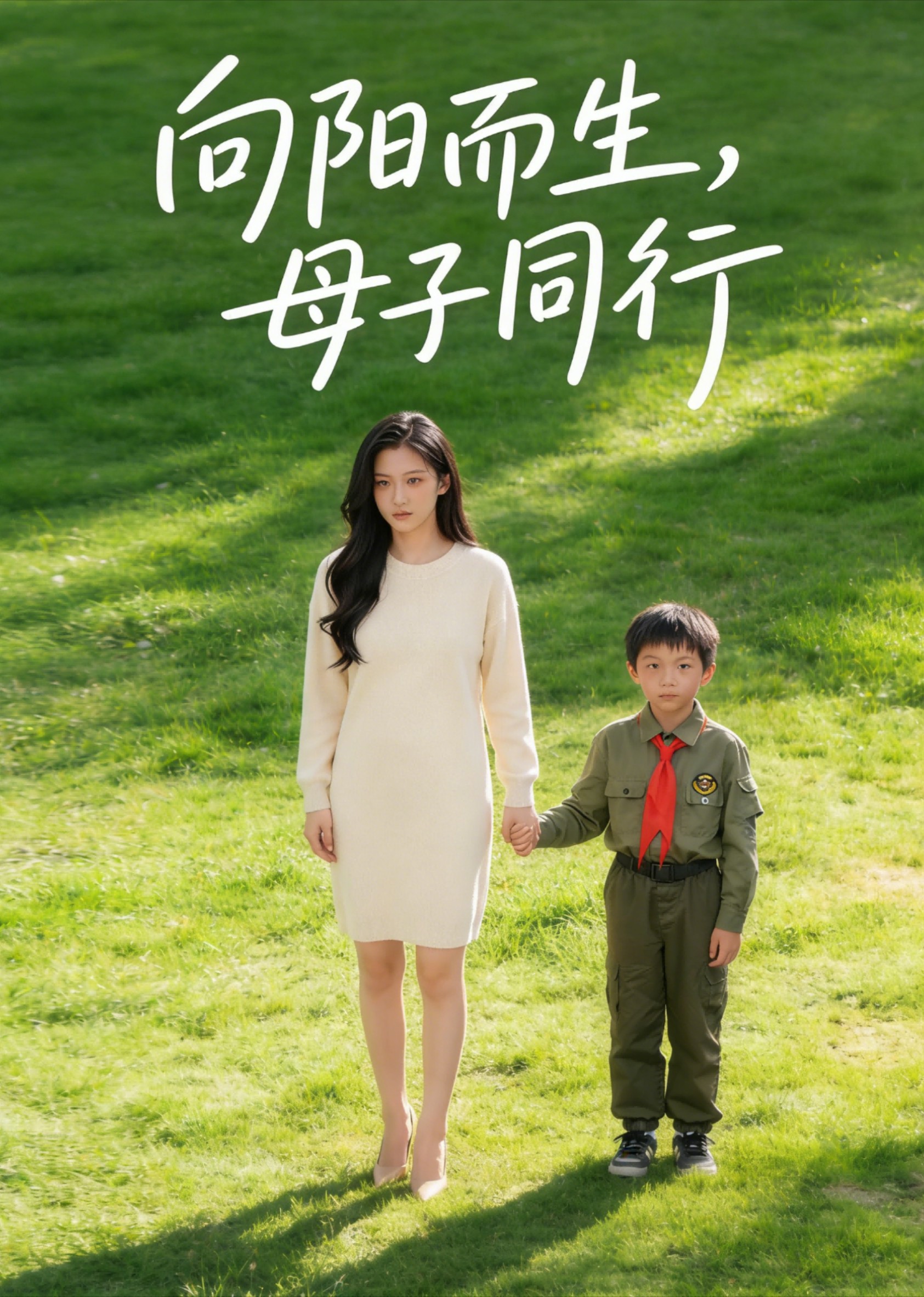 向阳而生母子同行