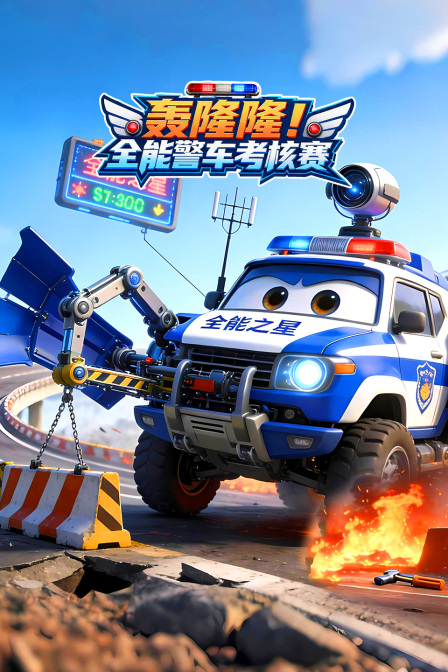 轰隆隆全能警车考核赛