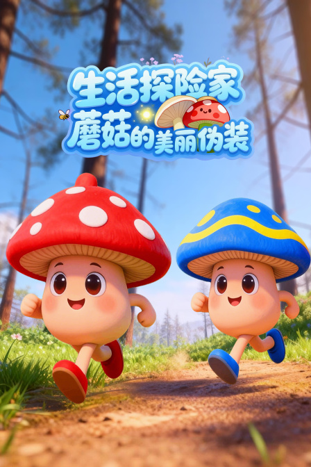 生活探险家蘑菇的美丽伪装