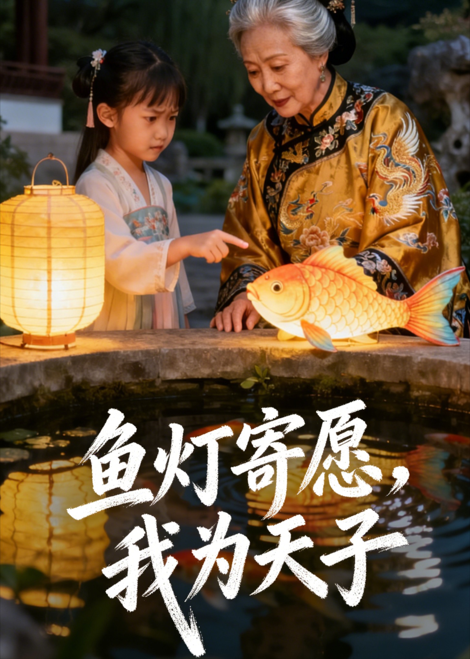 鱼灯寄愿我为天子