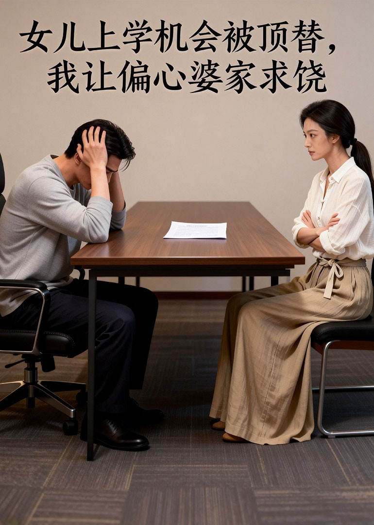 女儿上学机会被顶替我让偏心婆家求饶