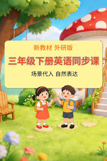 新教材三年级下册英配同步课外研版