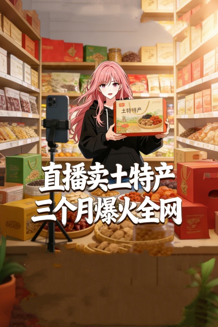 直播卖土特产三个月爆火全网