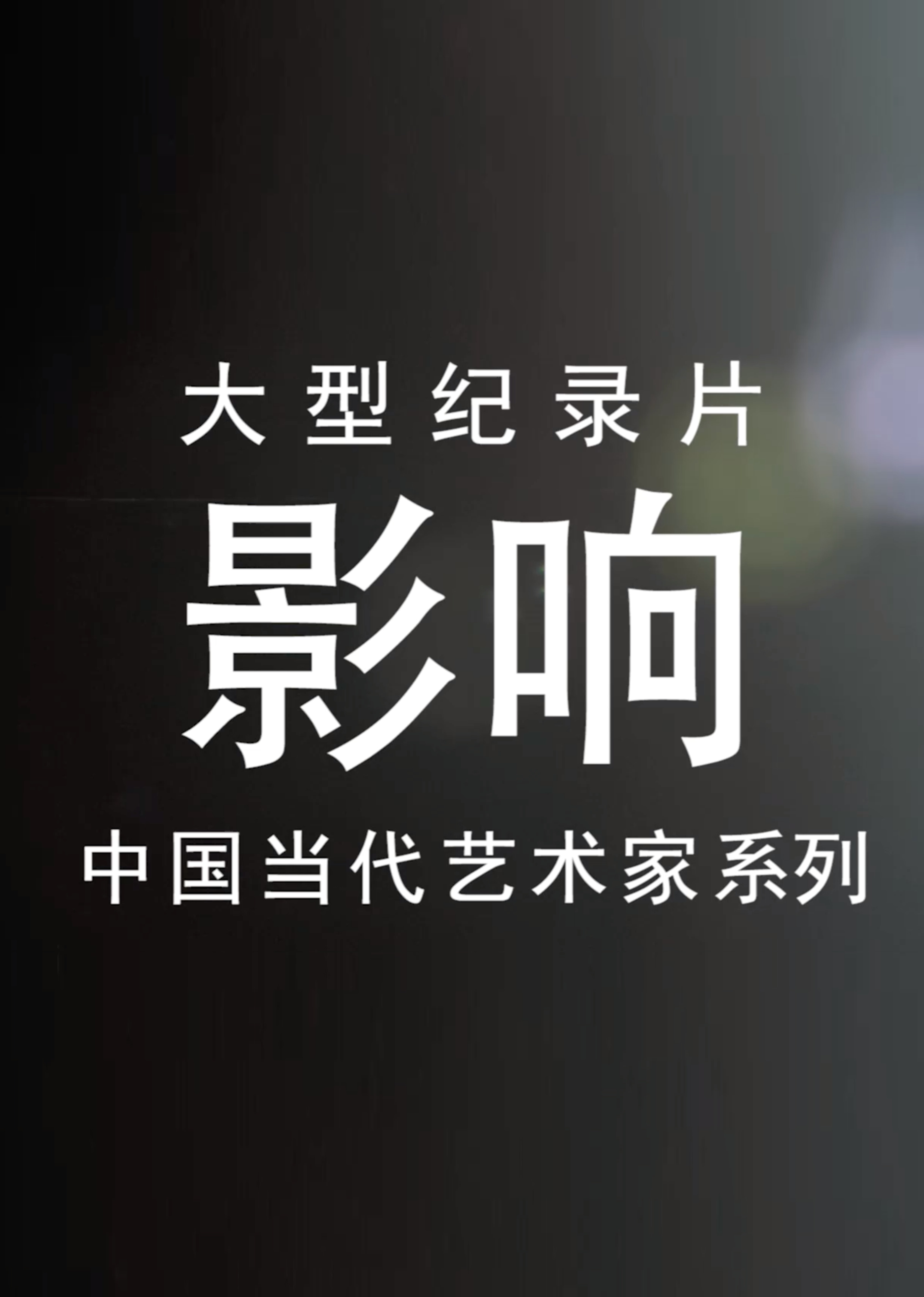 大型纪录片影响中国当代艺术家系列