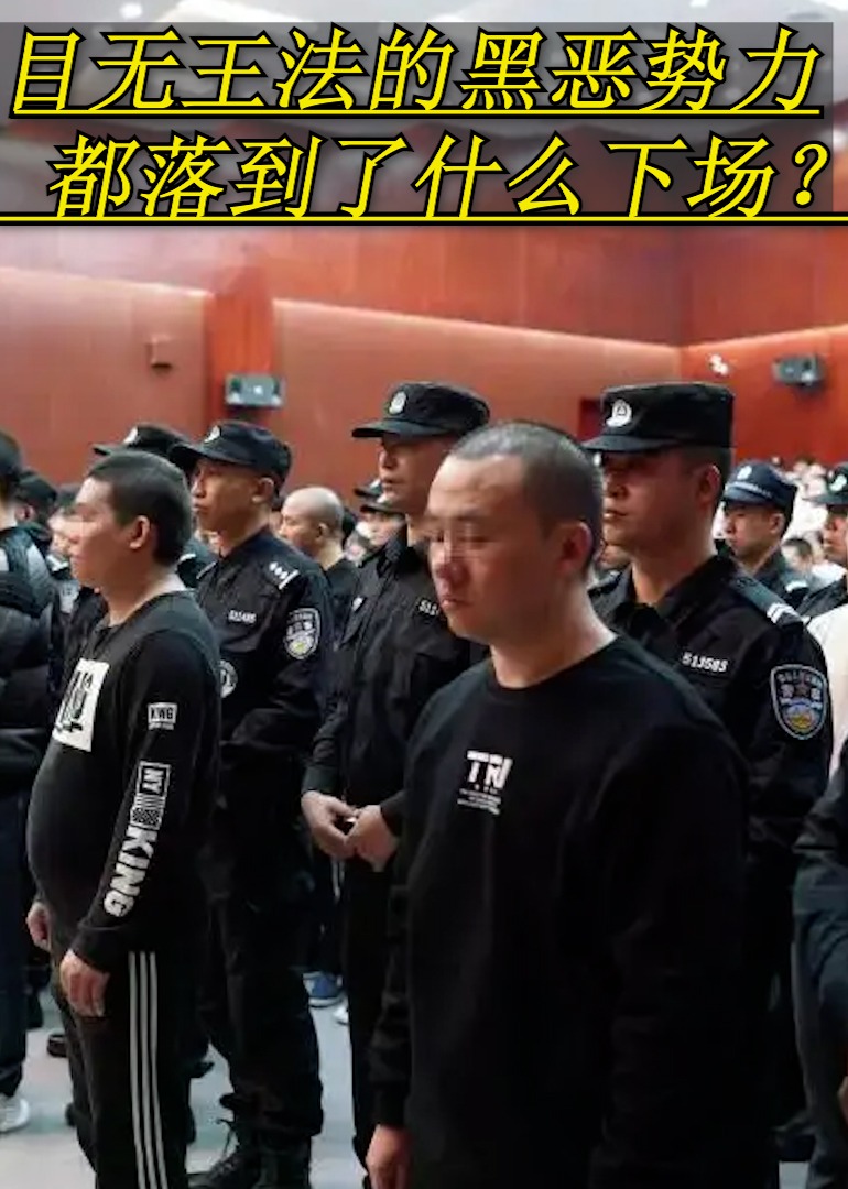 目无王法的黑恶势力都落到了什么下场