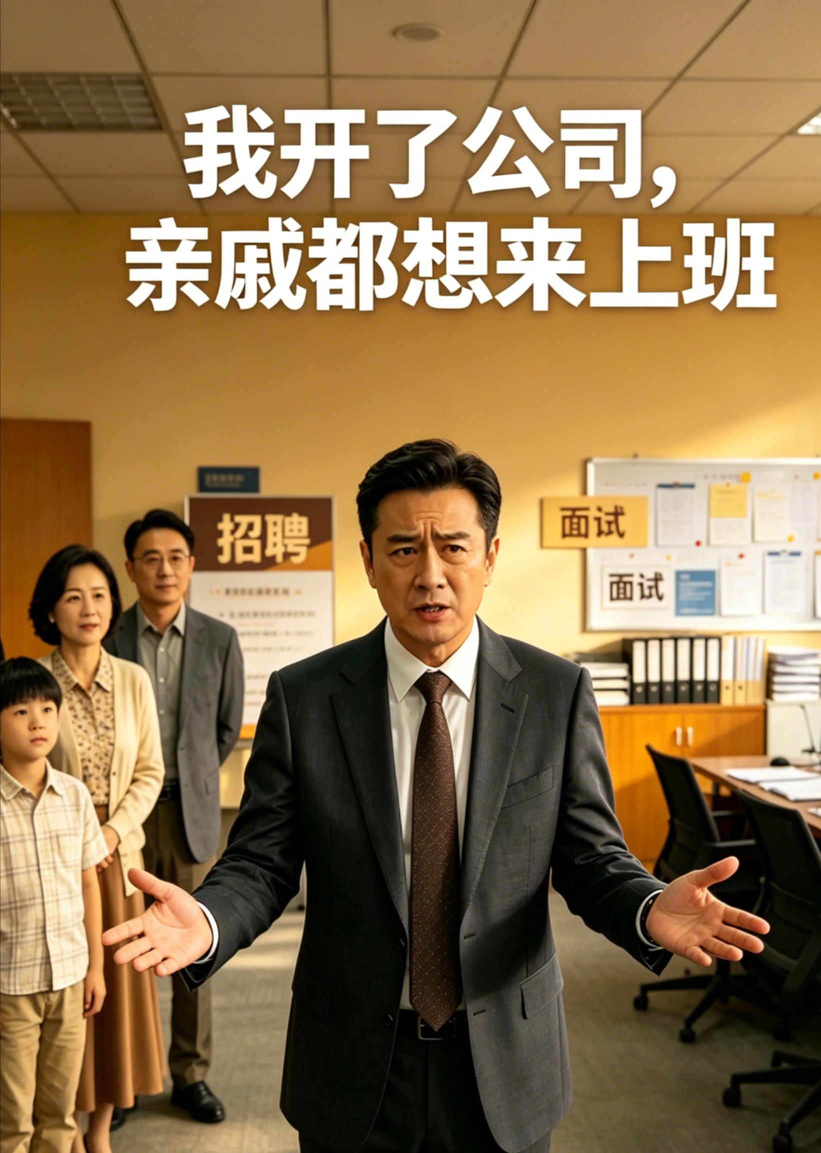 我开了公司亲戚都想来上班