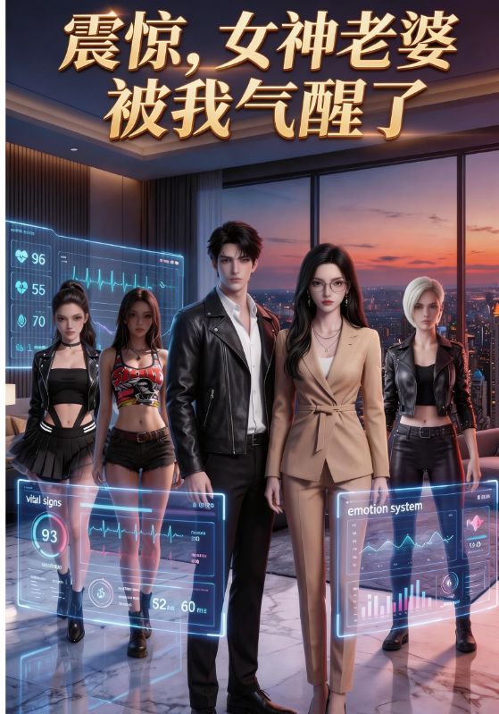 震惊女神老婆被我气醒了