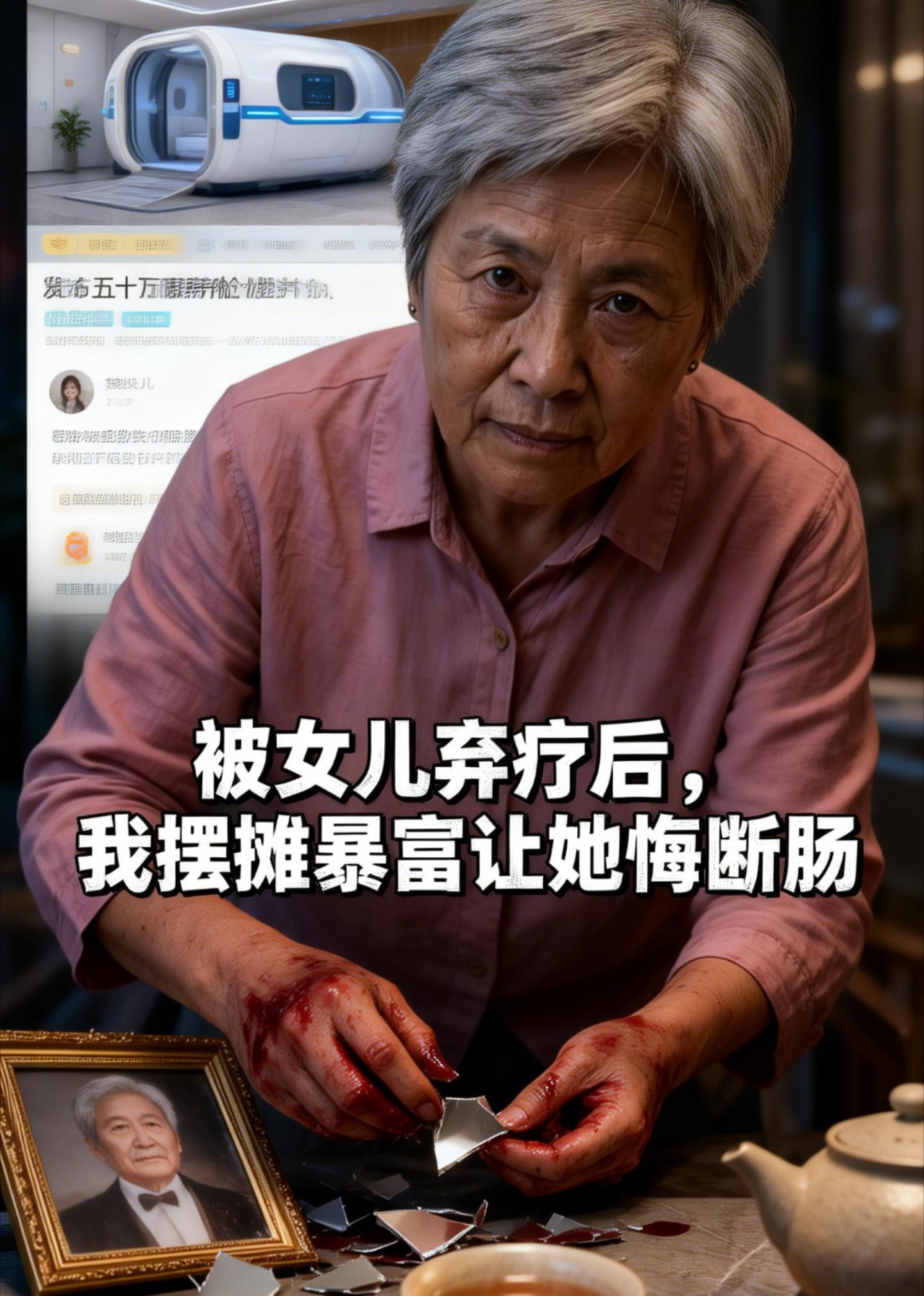 被女儿弃疗后我摆摊暴富让她悔断肠