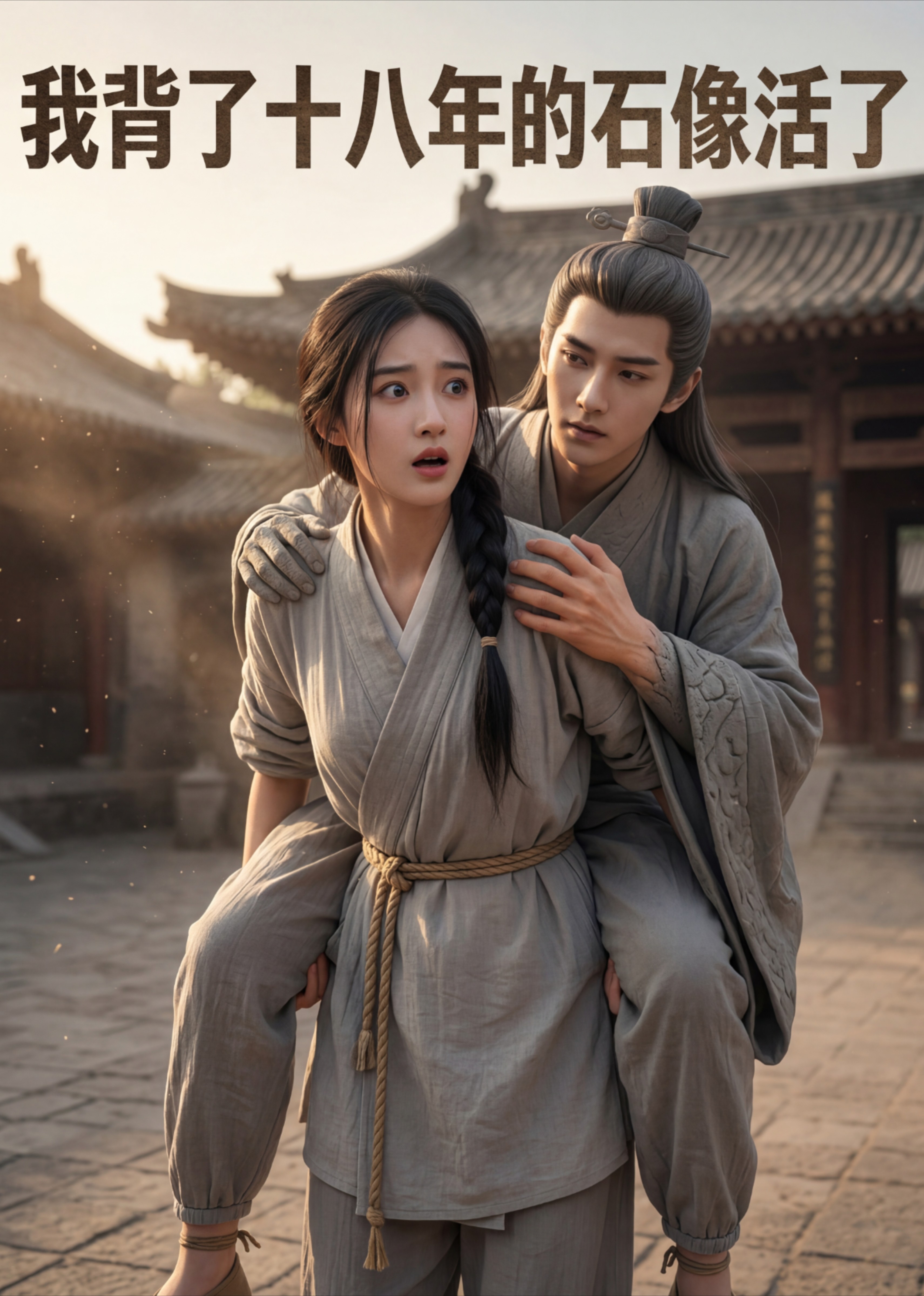 我背了十八年的石像活了