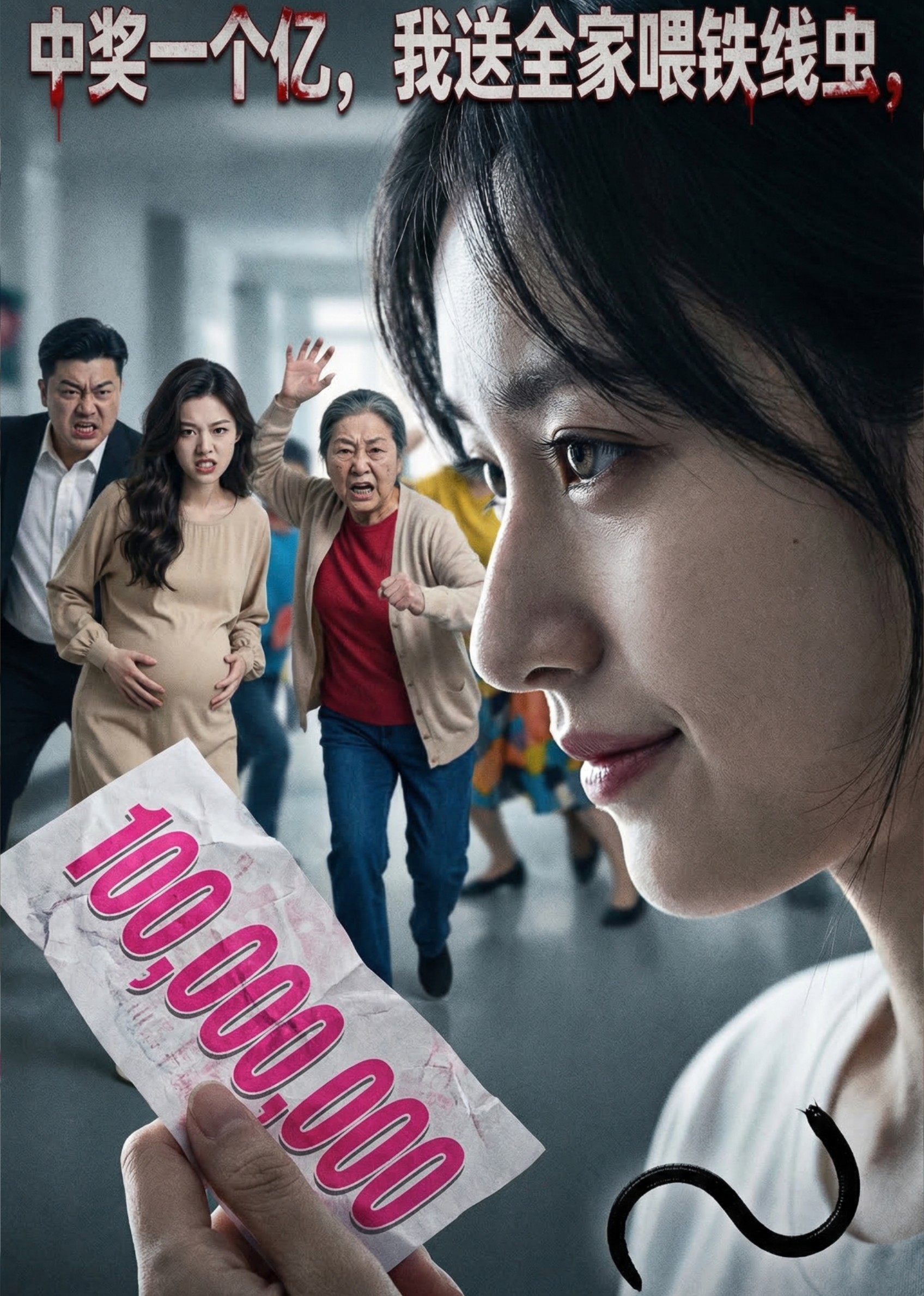 中奖一个亿我送全家喂铁线虫