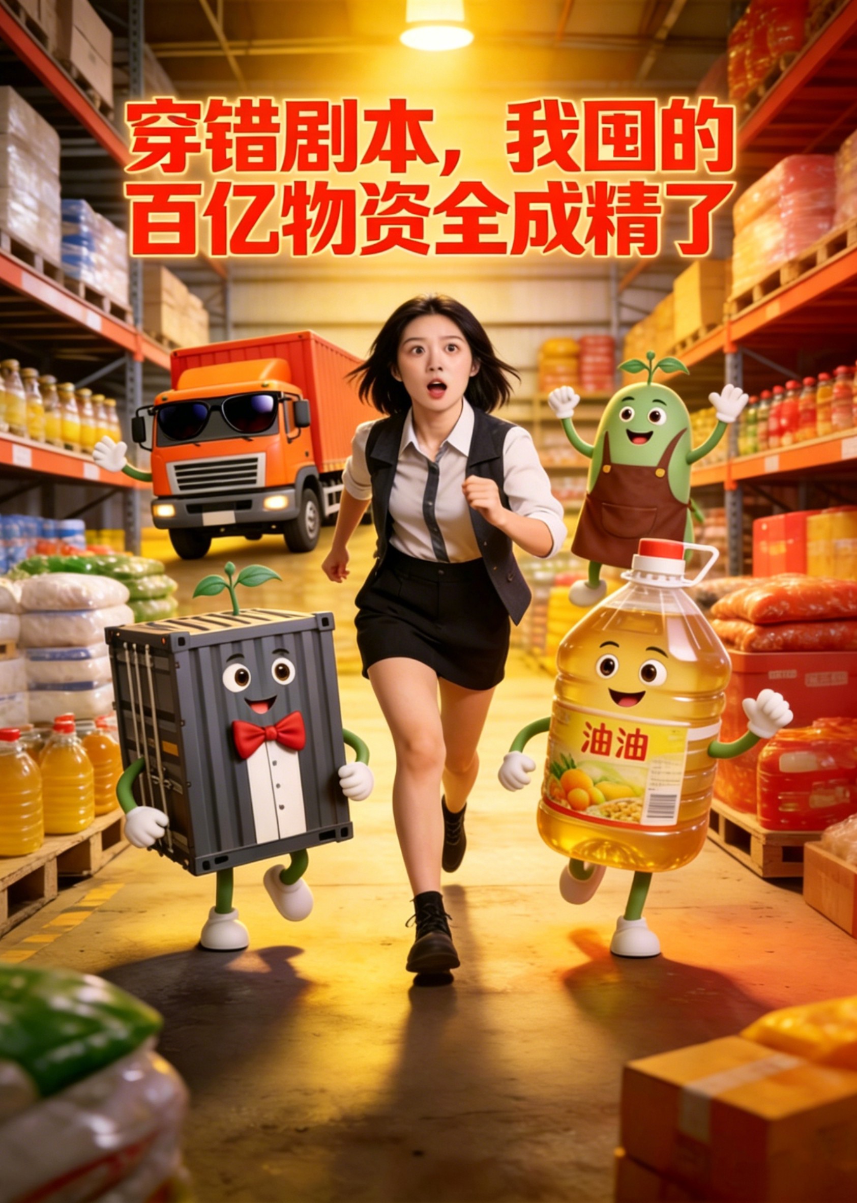 穿错剧本我囤的百亿物资全成精了