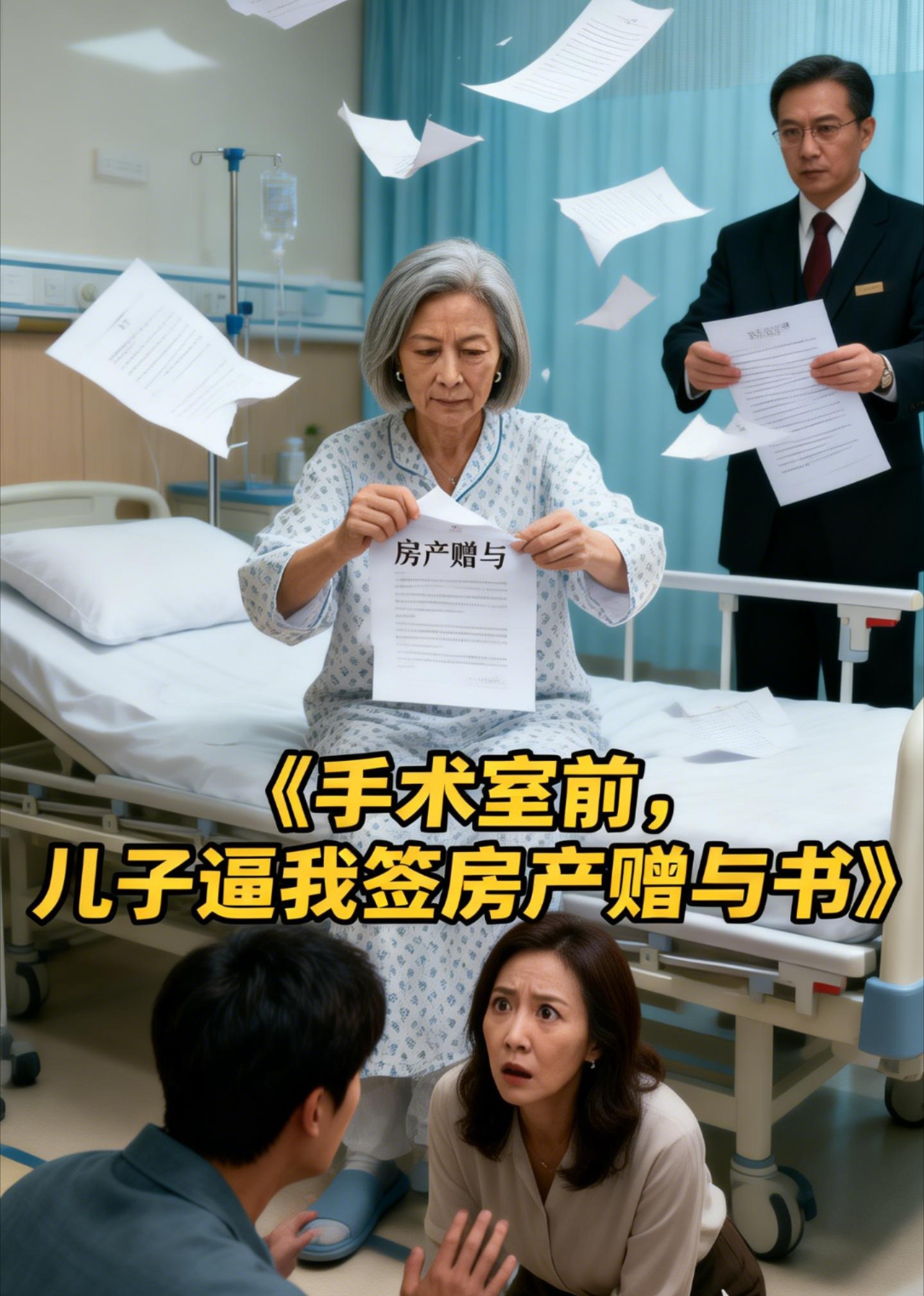 手术室前儿子逼我签房产赠与书