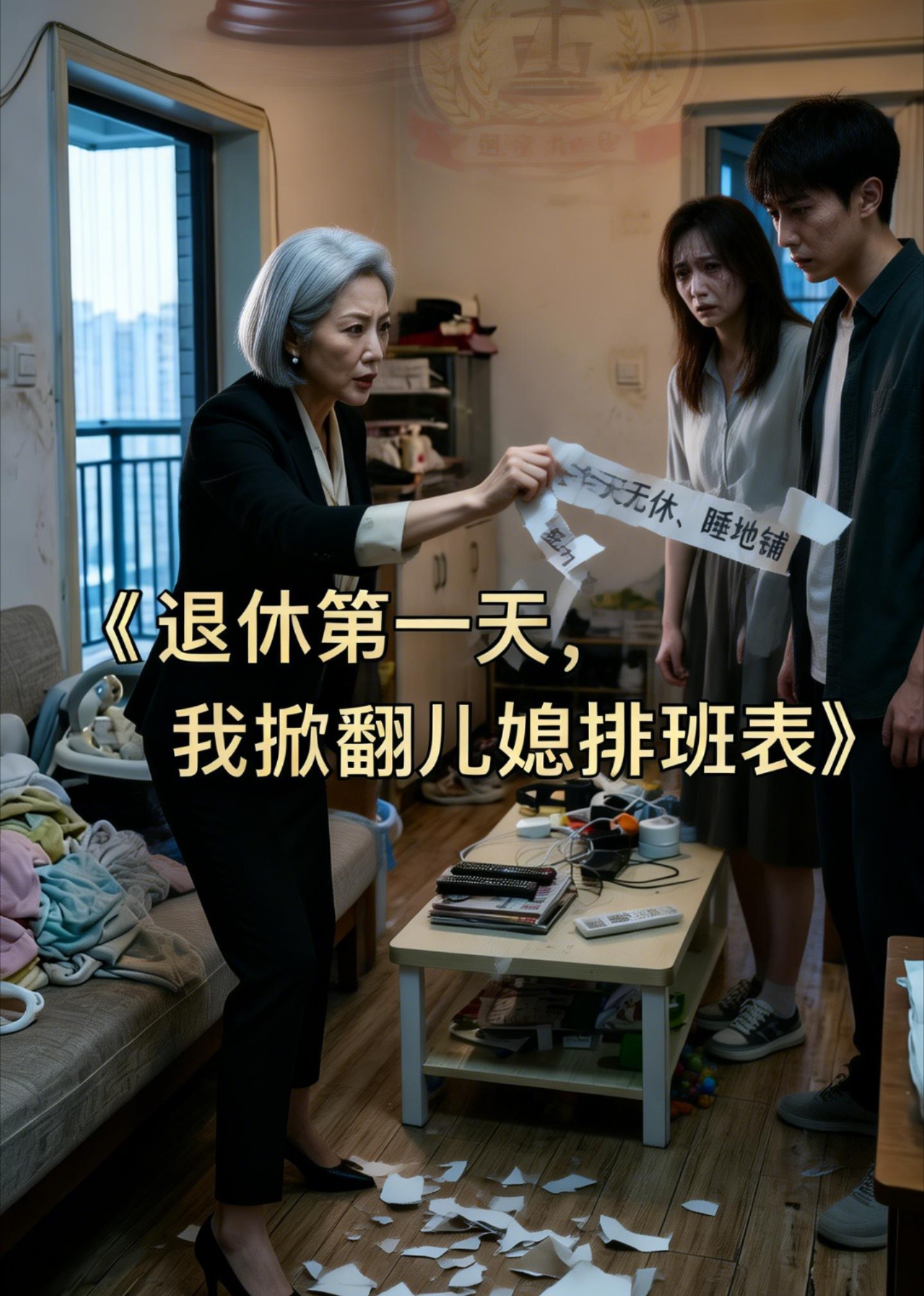 退休第一天我掀翻儿媳排班表