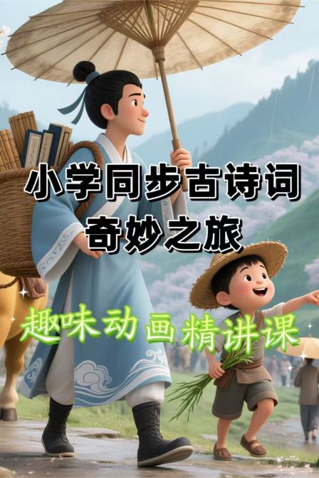 小学同步古诗词奇妙之旅趣味动画精讲课