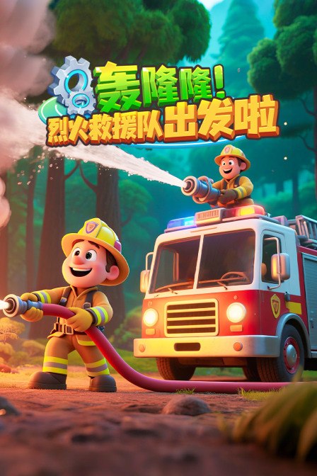 轰隆隆烈火救援队出发啦