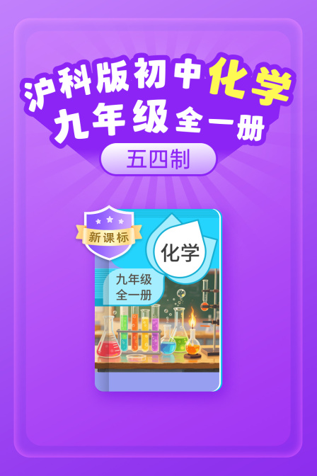 新课标沪科版初中化学九年级全一册五四制