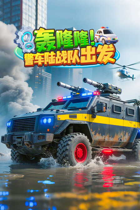 轰隆隆警车陆战队出发