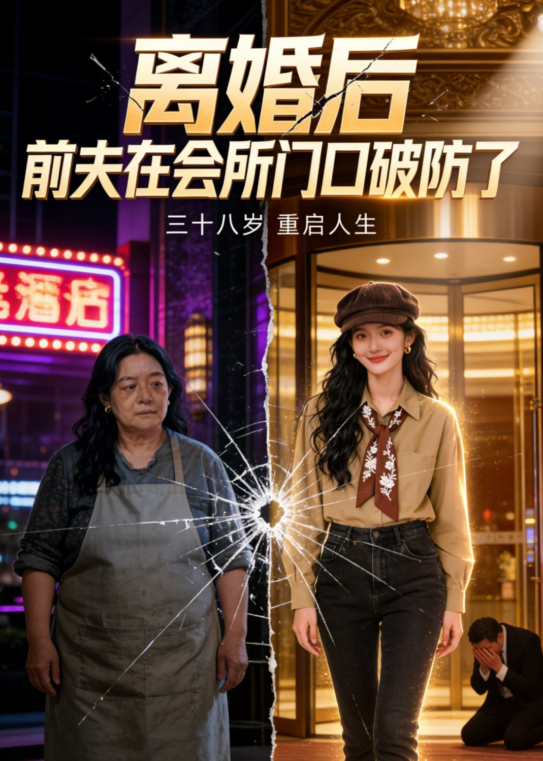 离婚后前夫在会所门口破防了