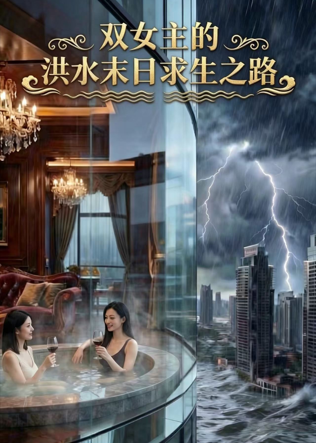 双女主的洪水末日求生之路