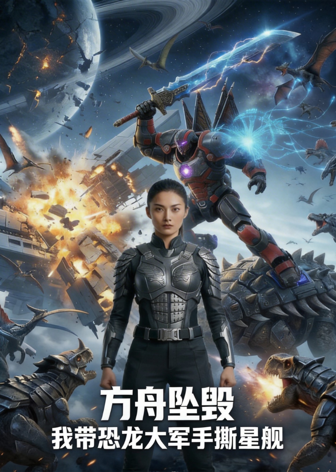 方舟坠毁我带恐龙大军手撕星舰