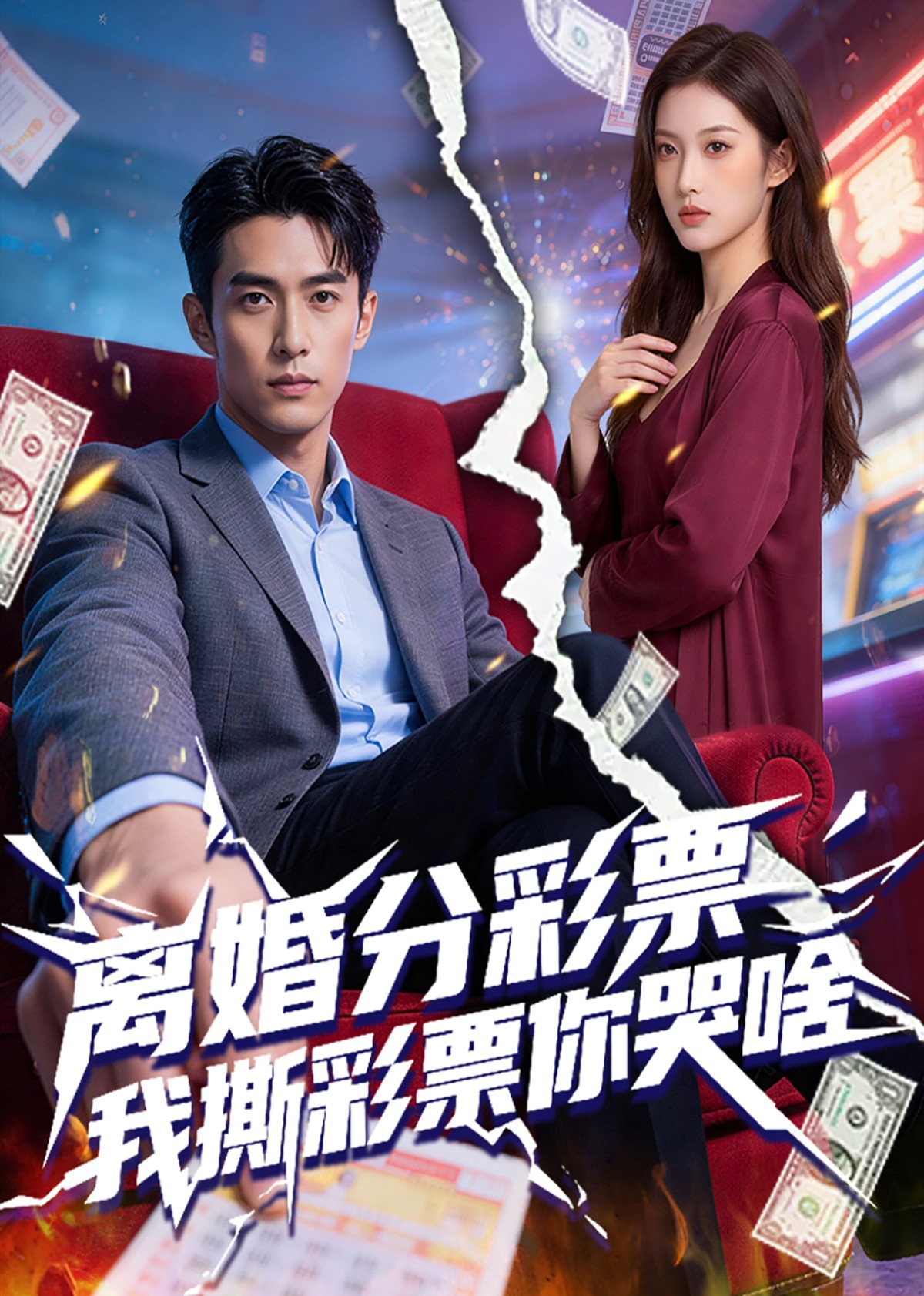 离婚分彩票我撕彩票你哭啥