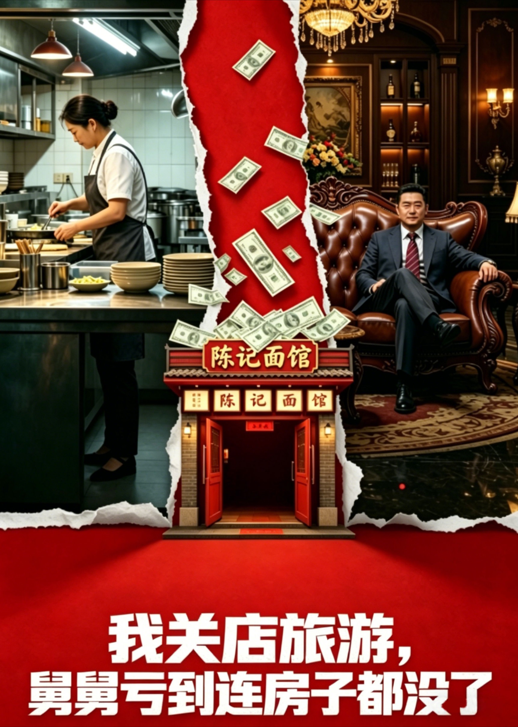 我关店旅游舅舅亏到连房子都没了