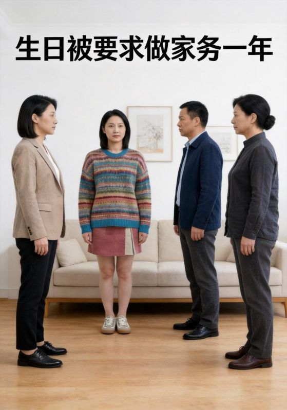 生日被要求做家务一年