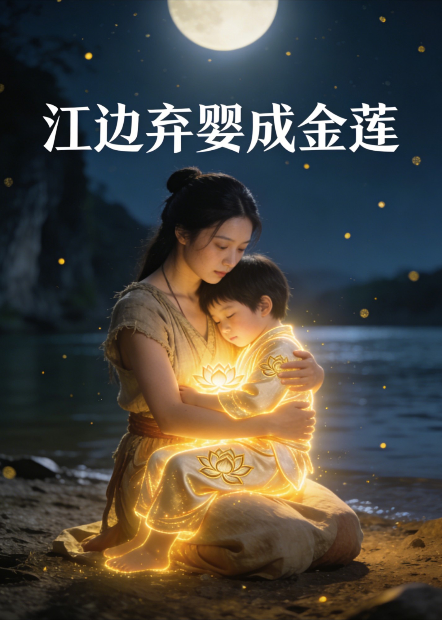 江边弃婴成金莲