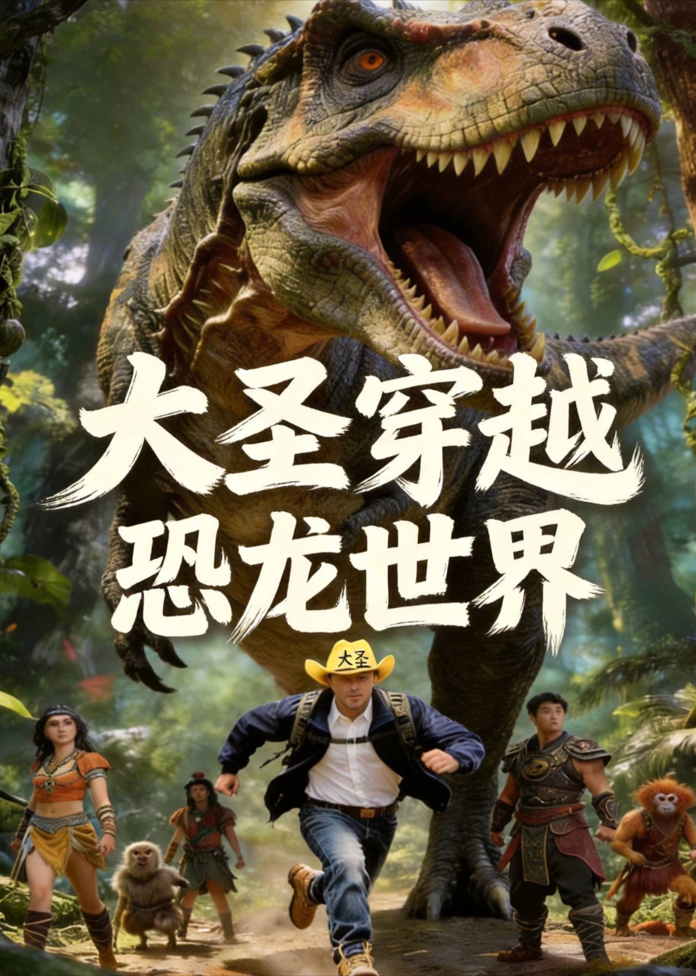 大圣穿越恐龙世界