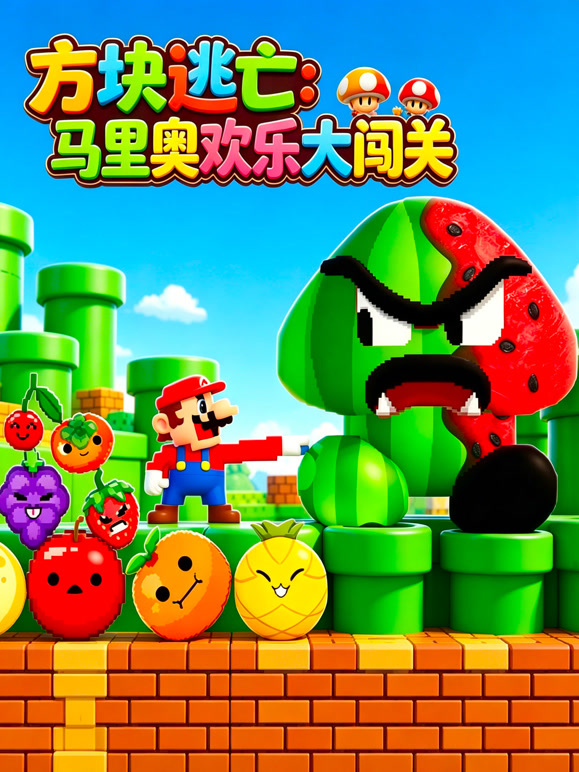 方块逃亡马里奥欢乐大闯关