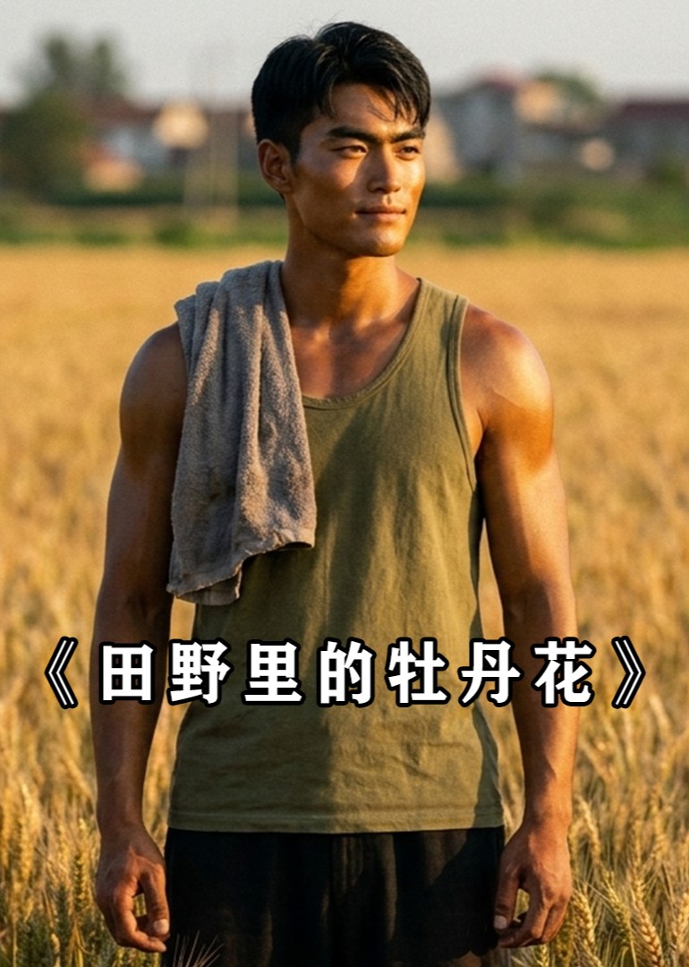 田野里的牡丹花